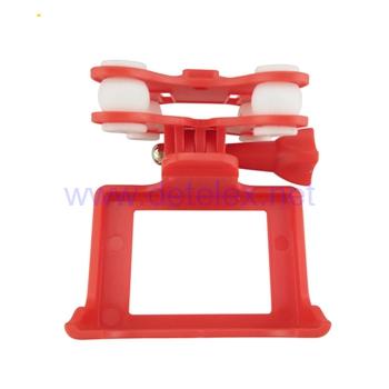 Syma-X8PRO GPS quadcopter spare parts camera plateform for gopro (red color) - Click Image to Close